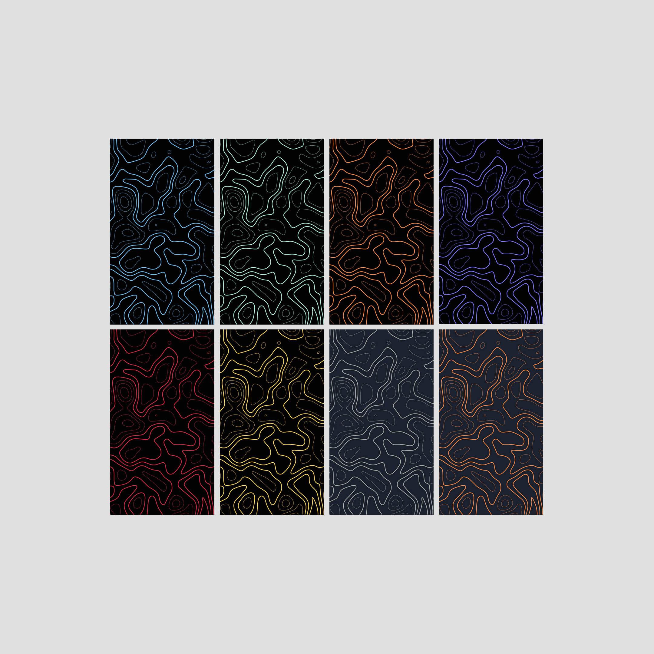 Topographic Wallpaper Pack